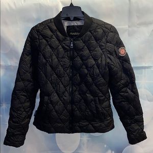 Madden Black Quilted Winter Coat Lg